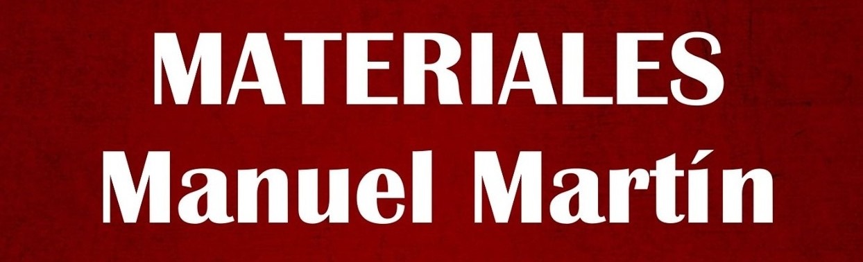 Materiales Manuel Martín