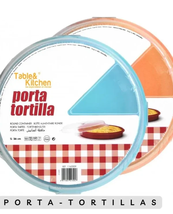porta tortillas y tartas tatay 26 cm recipiente hermetico tuper precio barato envio rapido