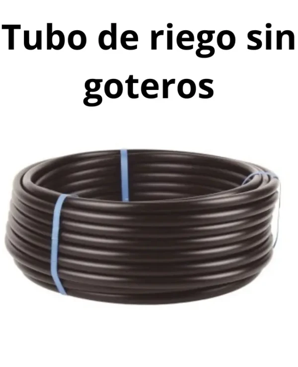 Tubo de riego por goteo sin goteros