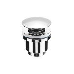 VALVULA CLICK CLACK CROMO - PORCELANA BC - NEGRO MATE