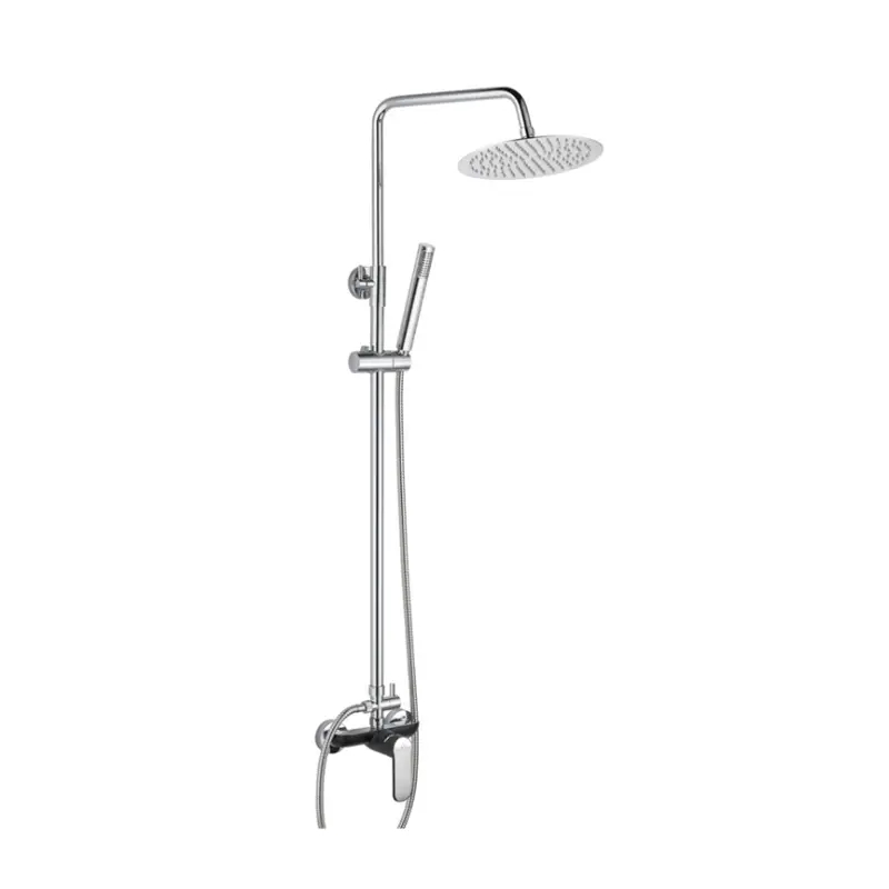 Columna Monomando Ducha Misuri fabricada en Latón Cromo Negro envío rápido precio barato Columna Monomando Ducha Misuri fabricada en Latón Cromo Negro envío rápido precio barato