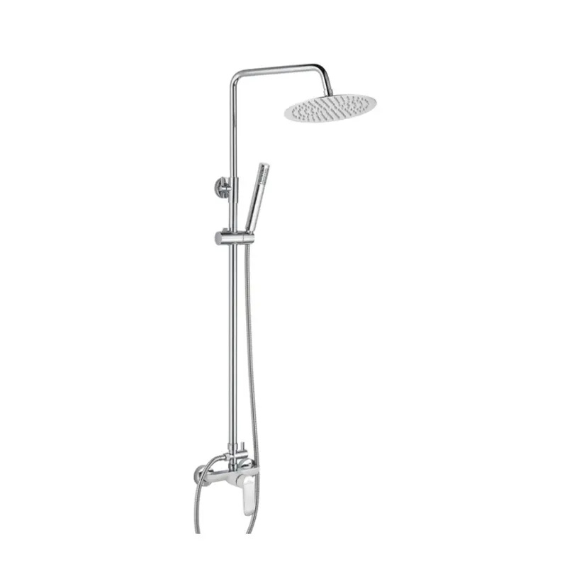 Columna Monomando Ducha Misuri fabricada en Latón diseño ergonómico Cromo Blanco envío rápido precio barato Columna Monomando Ducha Misuri fabricada en Latón diseño ergonómico Cromo Blanco envío rápido precio barato