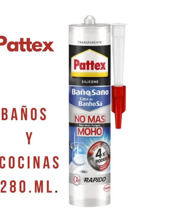 pattex baños y cocinas 280.ml. sellador resistente al moho comprar