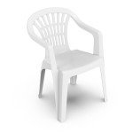 SILLA RESINA MONOBLOC R.BAJO ALTEA BLANCA