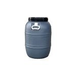 BIDON ALIMENT.GRIS ROSCA 65L C/ROSCA + ASAS -OREWORK-