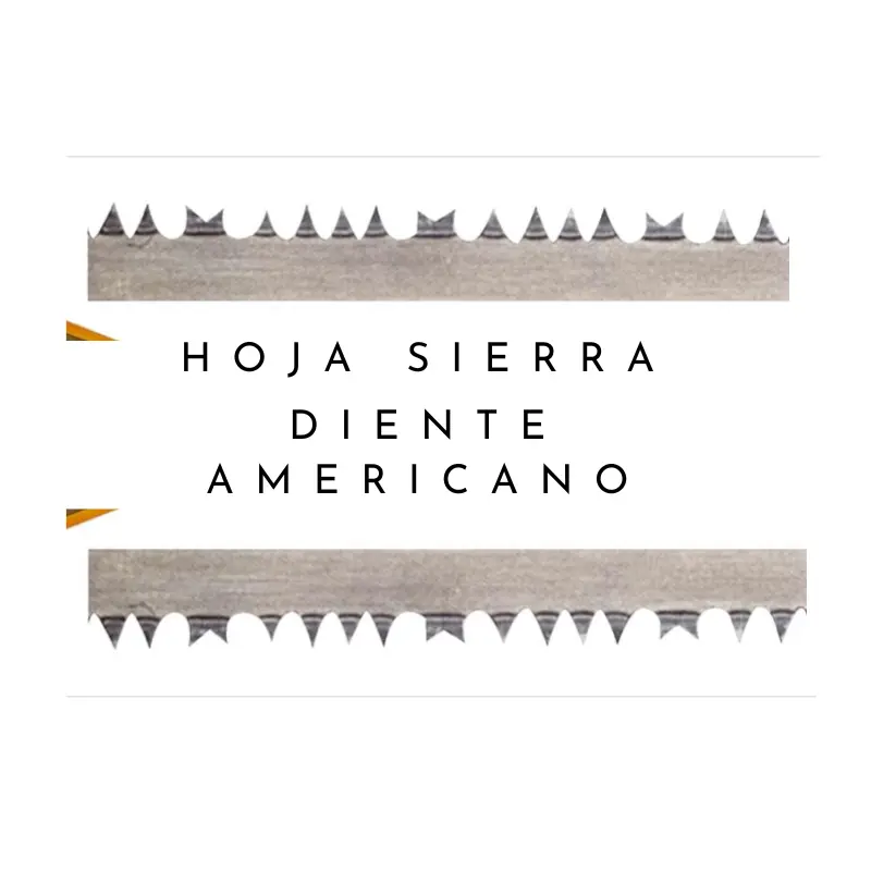 Recambio hoja de sierra diente americano ideal para cortar madera de una forma precisa. envío rápido precio barato.