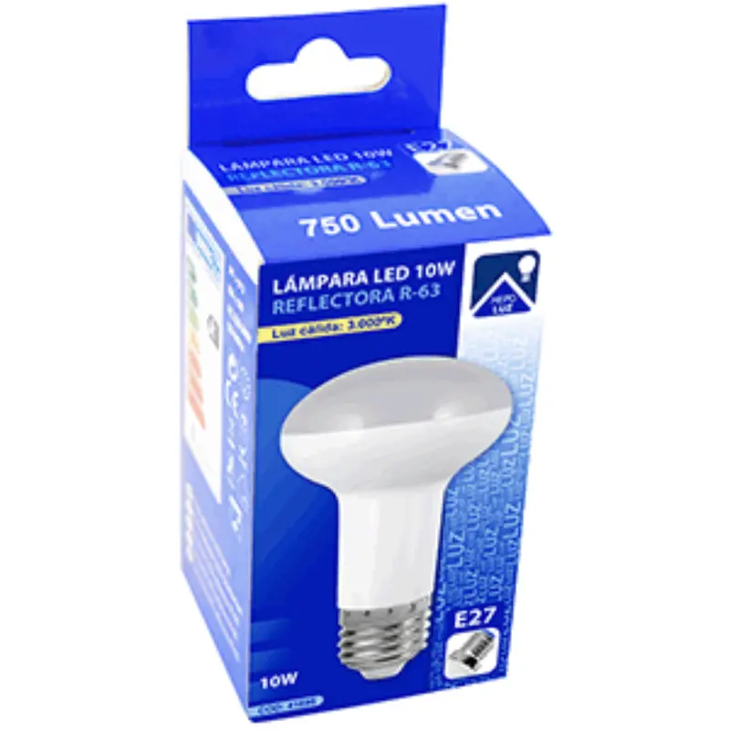 bombilla lampara de led 750 lumenes opaca 10 w e27 reflectora envío rápido comprar al mejor precio barato