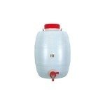 Bidón circular de plástico para transporte de liquido con grifo y asas envío rápido a precio barato