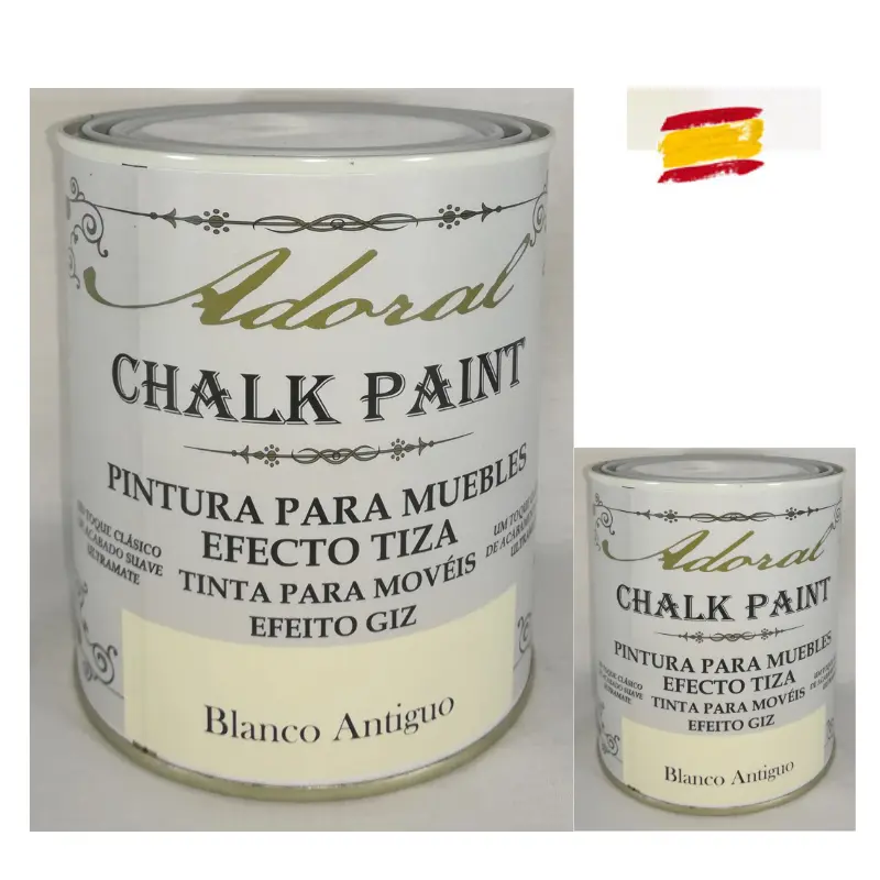 Blanco Antiguo Adoral Pintura a la Tiza Chalk Paint mejor precio web envio rapido materialesmanuelmartin