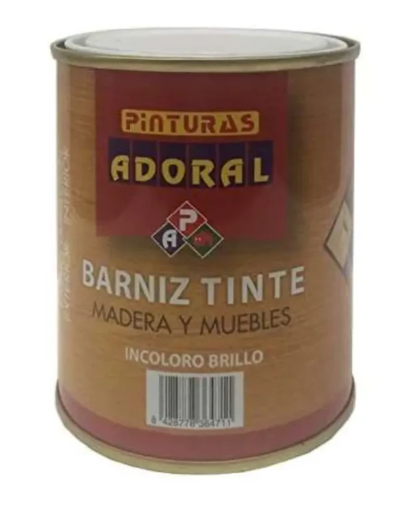 barniz tinte incoloro brillo adoral 125 ml. para madera comprar al mejor precio envio rapido