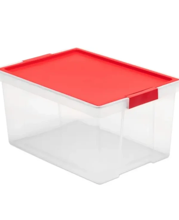 caja con tapa roja multiusos 35 litros tatay envío rápido precio barato