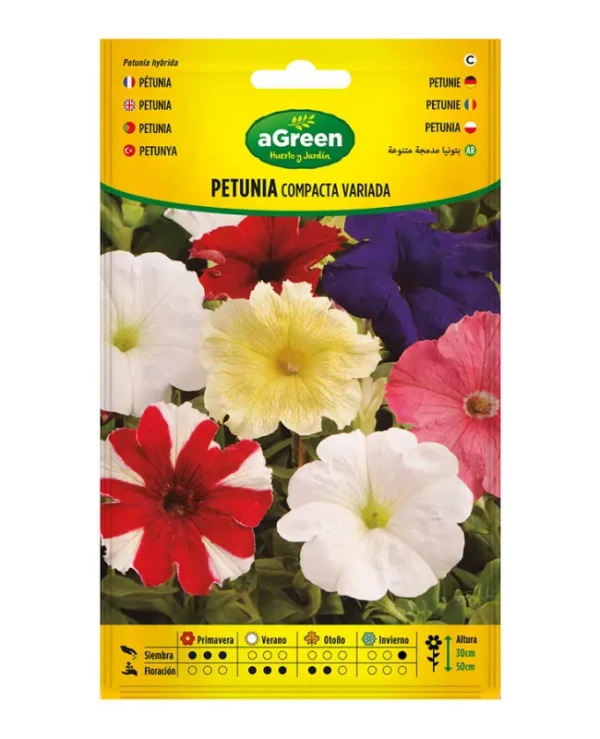 semilla huerto petunia flores para jardín patio envío rápido comprar a buen precio