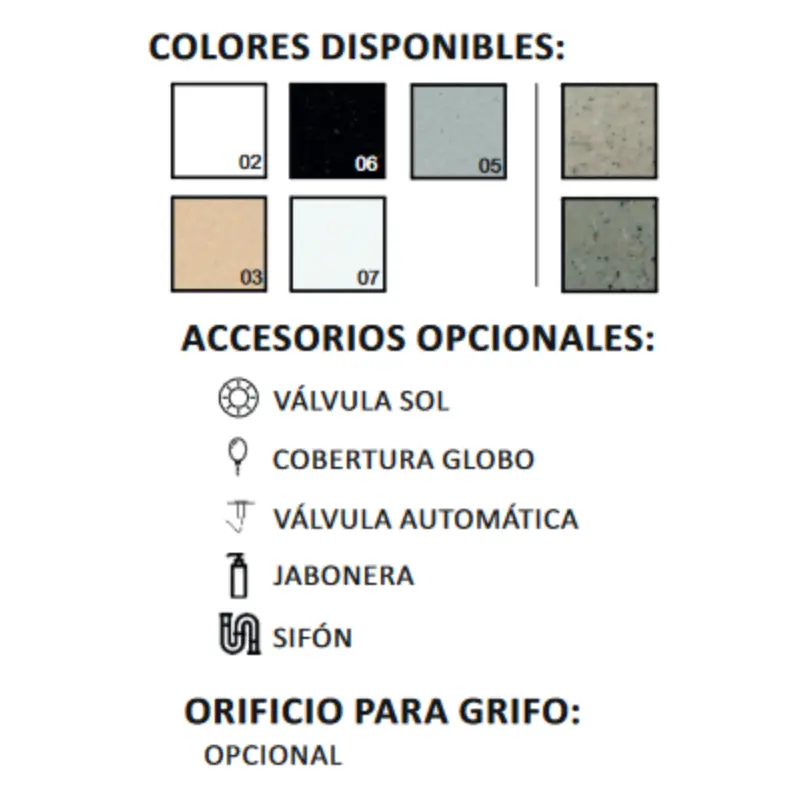 colores fregadera cocina 9650 naturia envío rápido precio barato