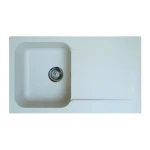 fregadero de cocina naturia 8650 1 seno con escurridor resinas alta resistencia envío rápido comprar a precio barato