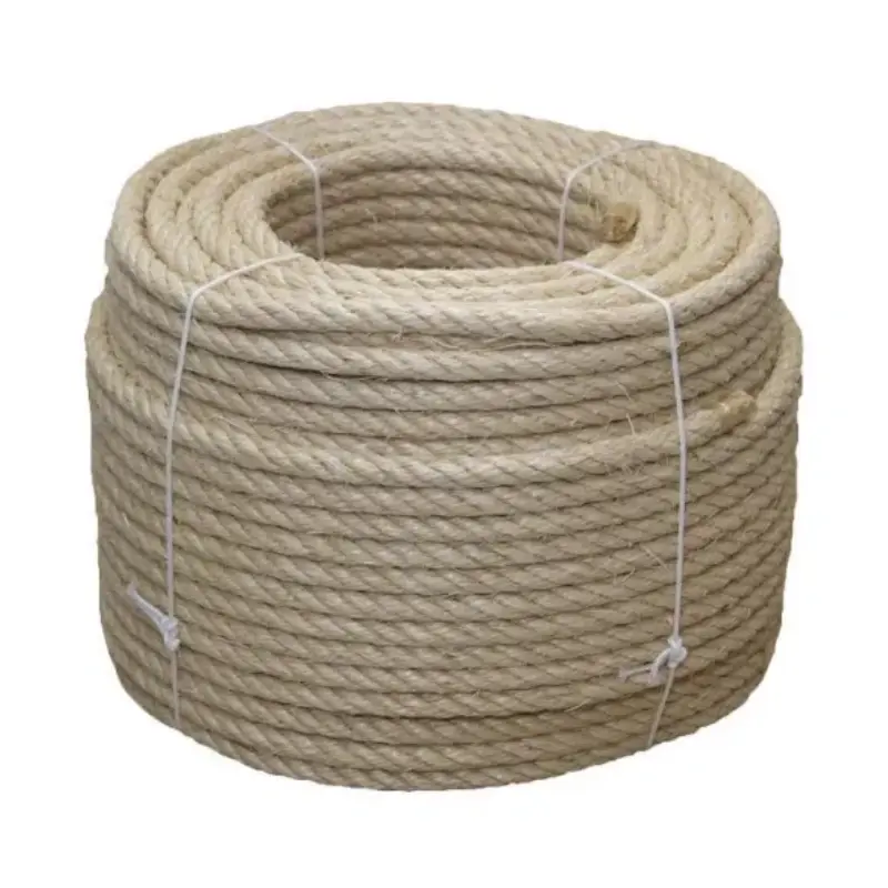 Cuerda Sisal 4 cabos fibra natural, decoración, deportes, manualidades, agricultura, construcción, precio barato, envío rápido