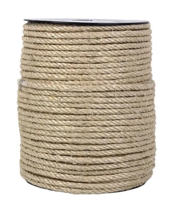 Cuerda Sisal 4 cabos fibra natural muy flexible, decoración, deportes, manualidades, agricultura, construcción, precio barato, envío rápido