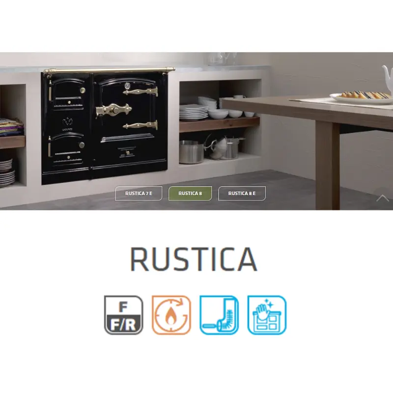 Cocina Tradicional de leña Rustica nº7 de obra marca lacunza envío rápido precio económico