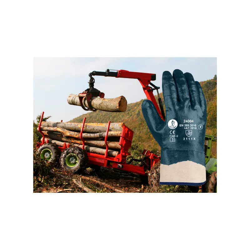 Guante Alta protección y durabilidad extrema ante el trabajo continuo con aceites, grasas y lubricantes industriales.