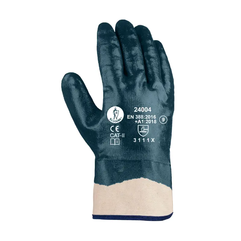 Guante de Nitrilo Pesado Jomiba 24004, Guante de Nitrilo Estanco Jomiba 24004 (Soporte Algodón), envío rápido precio barato