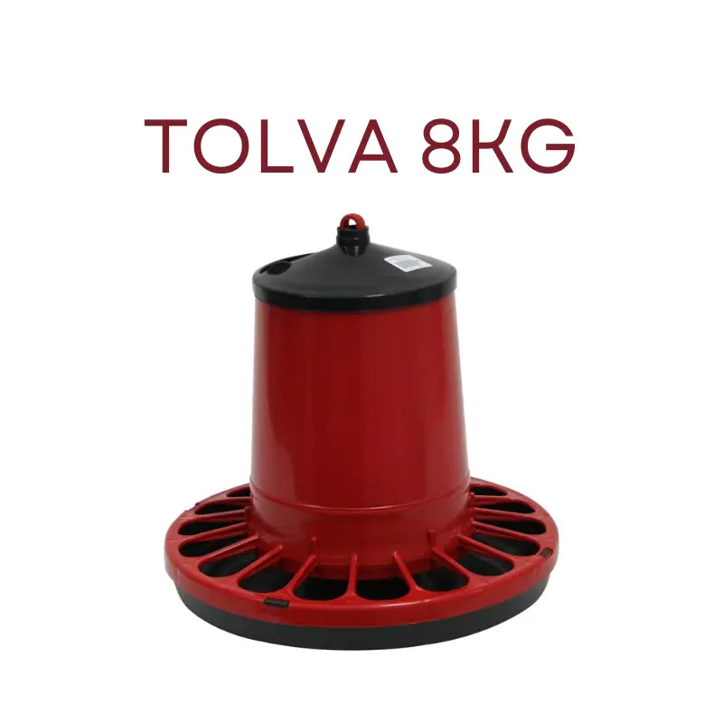 comedero-para-aves-8kg-gallinas interior exterior envío rápido precio barato